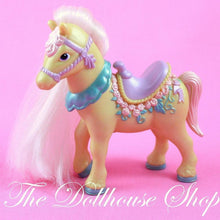 Fisher Price Once Upon a Dream Loving Family Dollhouse Feed Time Horse Pony-Toys & Hobbies:Preschool Toys & Pretend Play:Fisher-Price:1963-Now:Dollhouses-Fisher-Price-Dollhouse,Dream Dollhouse,Fisher Price,Horses & Stables,Loving Family,Once Upon a Dream Palace,Used-Fisher Price Once Upon A Dream Feed Time Pony with pink mane for brushing. Perfect for Loving Family Dollhouse. Shop now at The Dollhouse Shop!-The Dollhouse Shop