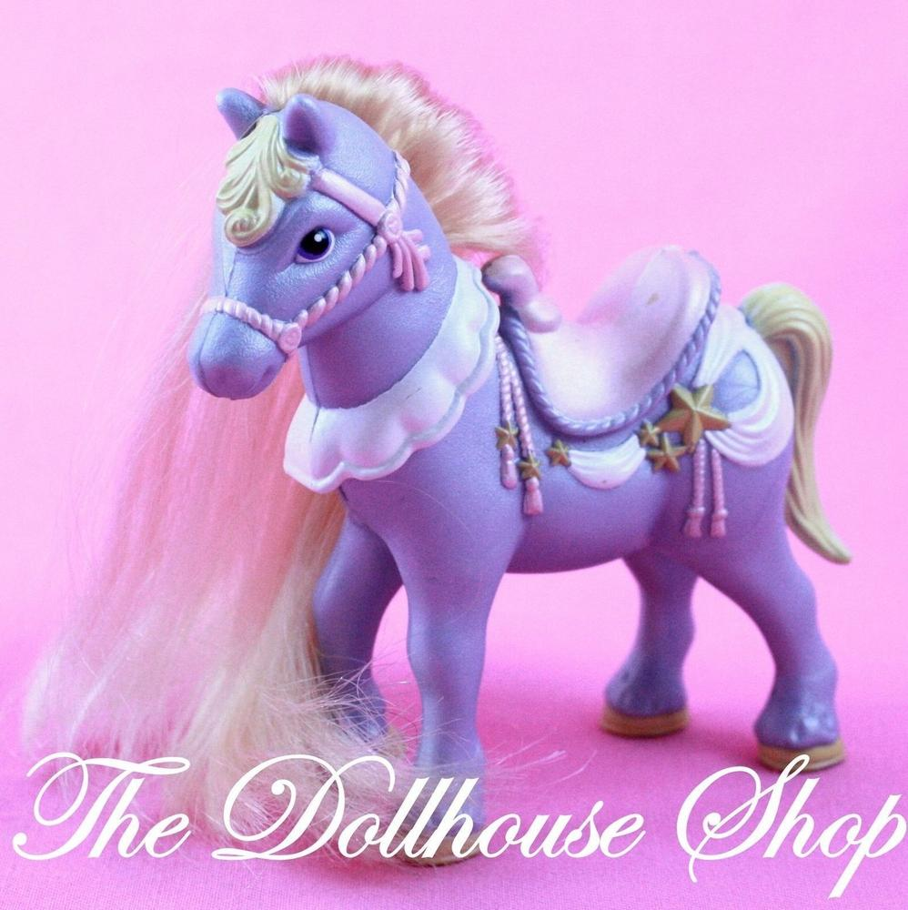 Fisher Price Once Upon a Dream Loving Family Dollhouse Starlight Horse Pony-Toys & Hobbies:Preschool Toys & Pretend Play:Fisher-Price:1963-Now:Dollhouses-Fisher-Price-Dollhouse,Dream Dollhouse,Fisher Price,Horses & Stables,Loving Family,Once Upon a Dream Castle,Used-The Dollhouse Shop