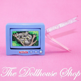 Fisher Price Sweet Sounds Loving Family Dollhouse Television TV Living Room-Toys & Hobbies:Preschool Toys & Pretend Play:Fisher-Price:1963-Now:Dollhouses-Fisher-Price-Dollhouse,Fisher Price,Living Room,Loving Family,Sweet Sounds,Used-The Dollhouse Shop