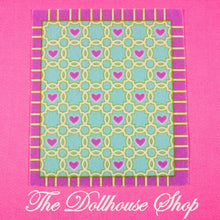 Fisher Price Loving Family Dollhouse Purple Living Room Floor Rug