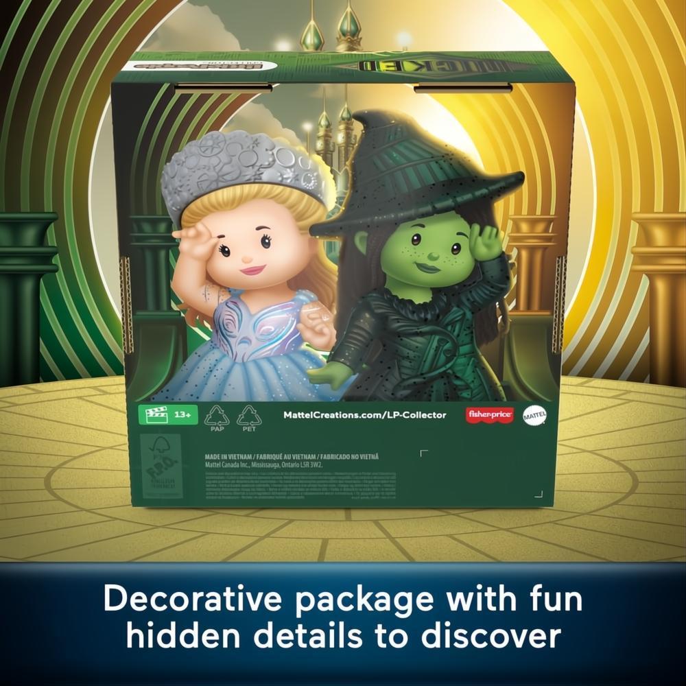 Set Little People Collector Wicked Il Musical - 4 Personaggi In Edizione Speciale Per Adulti E Fan (HYC42)