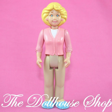 Little Tikes Dollhouse Blonde Mother Mom Doll People Woman pink top-Toys & Hobbies:Preschool Toys & Pretend Play:Playskool-Little Tikes-Blonde Hair,Dollhouse,Dolls,Little Tikes,Mother,Used-The Dollhouse Shop