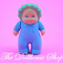 Little Tikes Dollhouse Blue Baby Doll Figure People Family Boy Girl-Toys & Hobbies:Preschool Toys & Pretend Play:Playskool-Little Tikes-Baby,Dollhouse,Dolls,Little Tikes,Nursery Room,Used-The Dollhouse Shop