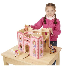 Melissa & Doug Fold and Go Princess Castle-Dollhouse-Melissa & Doug-Castle,Dollhouse,Dollhouses,Melissa & Doug,New,New Boxed Sets-The Dollhouse Shop