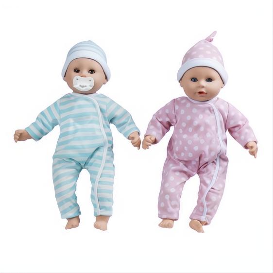 Melissa & Doug Mine to Love Twins Luke & Lucy Dolls-The Dollhouse Shop