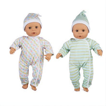 Melissa & Doug Mine to Love Twins Sebastian and Sophia Dolls (Hispanic)-The Dollhouse Shop