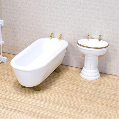 Melissa & Doug Victorian Dollhouse Bathroom Set-The Dollhouse Shop
