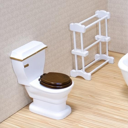 Melissa & Doug Victorian Dollhouse Bathroom Set-The Dollhouse Shop