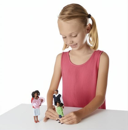 Melissa & Doug Victorian Dollhouse Doll Family - African American-The Dollhouse Shop