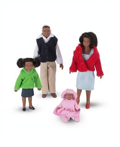 Melissa & Doug Victorian Dollhouse Doll Family - African American-The Dollhouse Shop