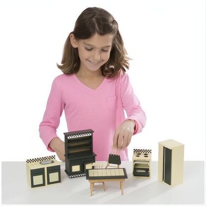 Melissa & Doug Victorian Dollhouse Kitchen Set-The Dollhouse Shop