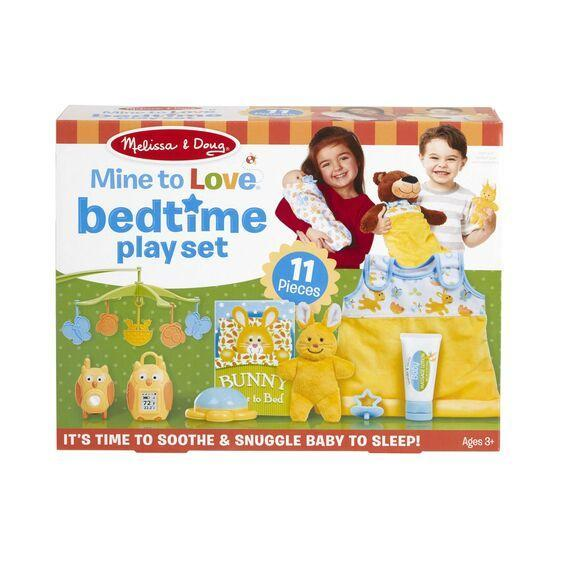 Melissa and Doug Mine to Love Bedtime Playset-Dolls & Bears:Dolls-Melissa & Doug-15 inch Doll sets,Baby Doll Accessories,Melissa & Doug,Mine to Love,New,New Boxed Sets-The Dollhouse Shop