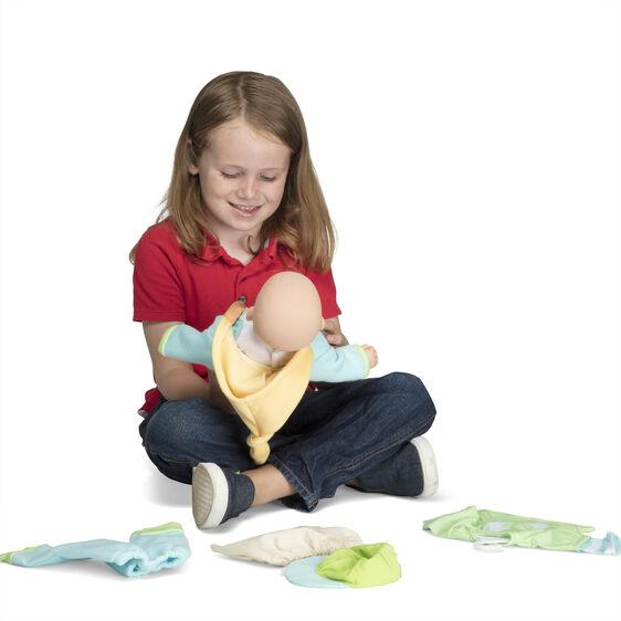 Melissa and Doug Mine to Love Mix & Match Playtime Doll Clothes-Dolls & Bears:Accessories-Melissa & Doug-Baby Doll Accessories,Melissa & Doug,Mine to Love,New,New Boxed Sets-The Dollhouse Shop