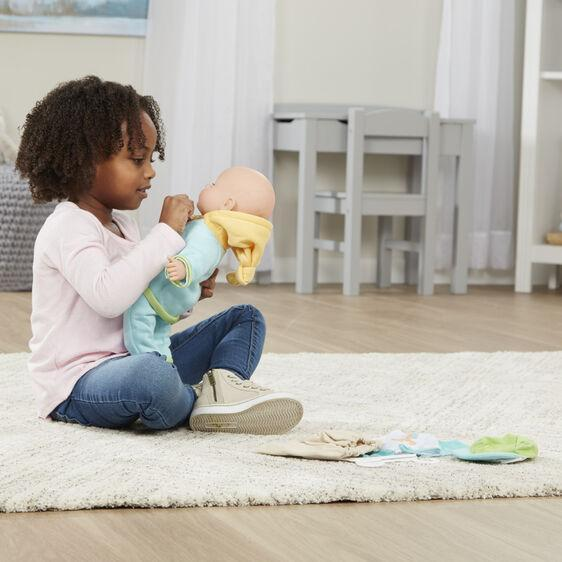 Melissa and Doug Mine to Love Mix & Match Playtime Doll Clothes-Dolls & Bears:Accessories-Melissa & Doug-Baby Doll Accessories,Melissa & Doug,Mine to Love,New,New Boxed Sets-The Dollhouse Shop