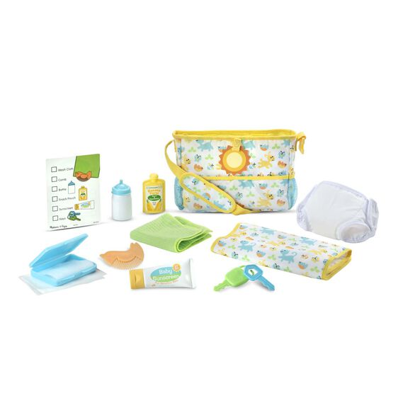 Melissa and Doug Mine to Love Travel Time Play Set-Dolls & Bears:Accessories-Melissa & Doug-Baby Doll Accessories,Melissa & Doug,Mine to Love,New,New Boxed Sets-The Dollhouse Shop