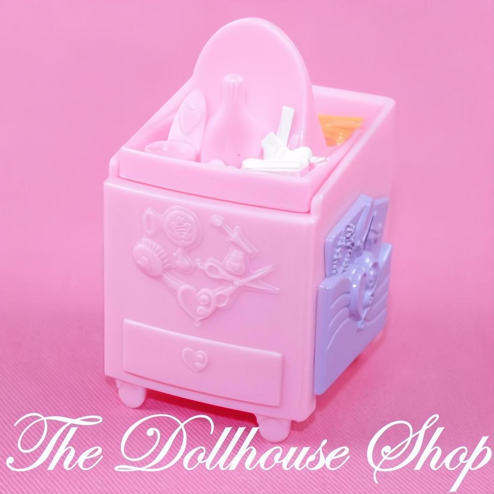 NEW Fisher Price Loving Family Dollhouse Beauty Salon Manicure cart-The Dollhouse Shop