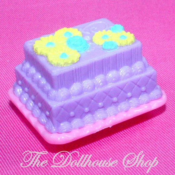 NEW Fisher Price Loving Family Dollhouse Flower Birthday Cake Kitchen Food-Toys & Hobbies:Preschool Toys & Pretend Play:Fisher-Price:1963-Now:Dollhouses-Fisher-Price-Birthday Party Set,Dollhouse,Fisher Price,Food Accessories,Kitchen,Loving Family,New-The Dollhouse Shop