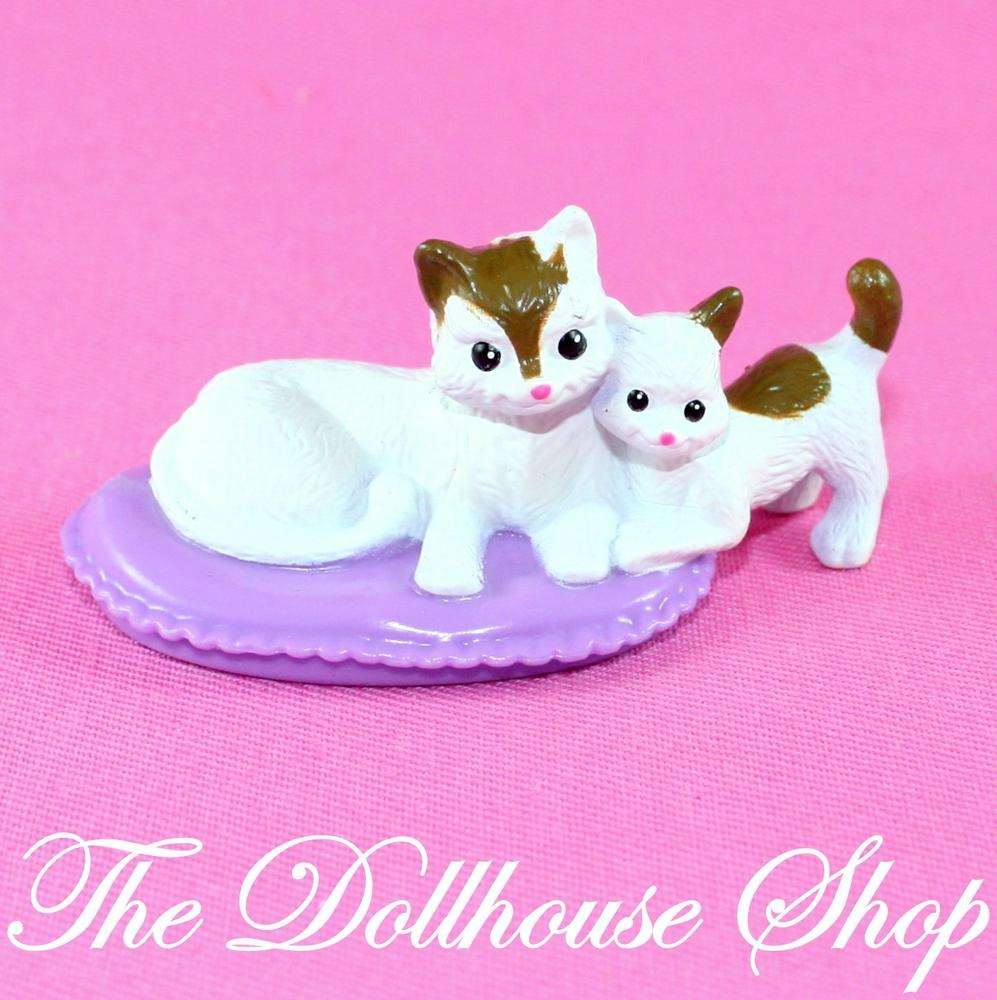 New Fisher Price Loving Family Dollhouse 2 white Pet Kittens Cats animals-Toys & Hobbies:Preschool Toys & Pretend Play:Fisher-Price:1963-Now:Dollhouses-Fisher-Price-Animals & Pets,Dollhouse,Fisher Price,Loving Family,New-The Dollhouse Shop