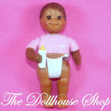 New Fisher Price Loving Family Dollhouse African American Baby Girl Doll people-Toys & Hobbies:Preschool Toys & Pretend Play:Fisher-Price:1963-Now:Dollhouses-Fisher-Price-African American,Baby,Dollhouse,Dolls,Fisher Price,Loving Family,New,Twin Time,Twins-The Dollhouse Shop