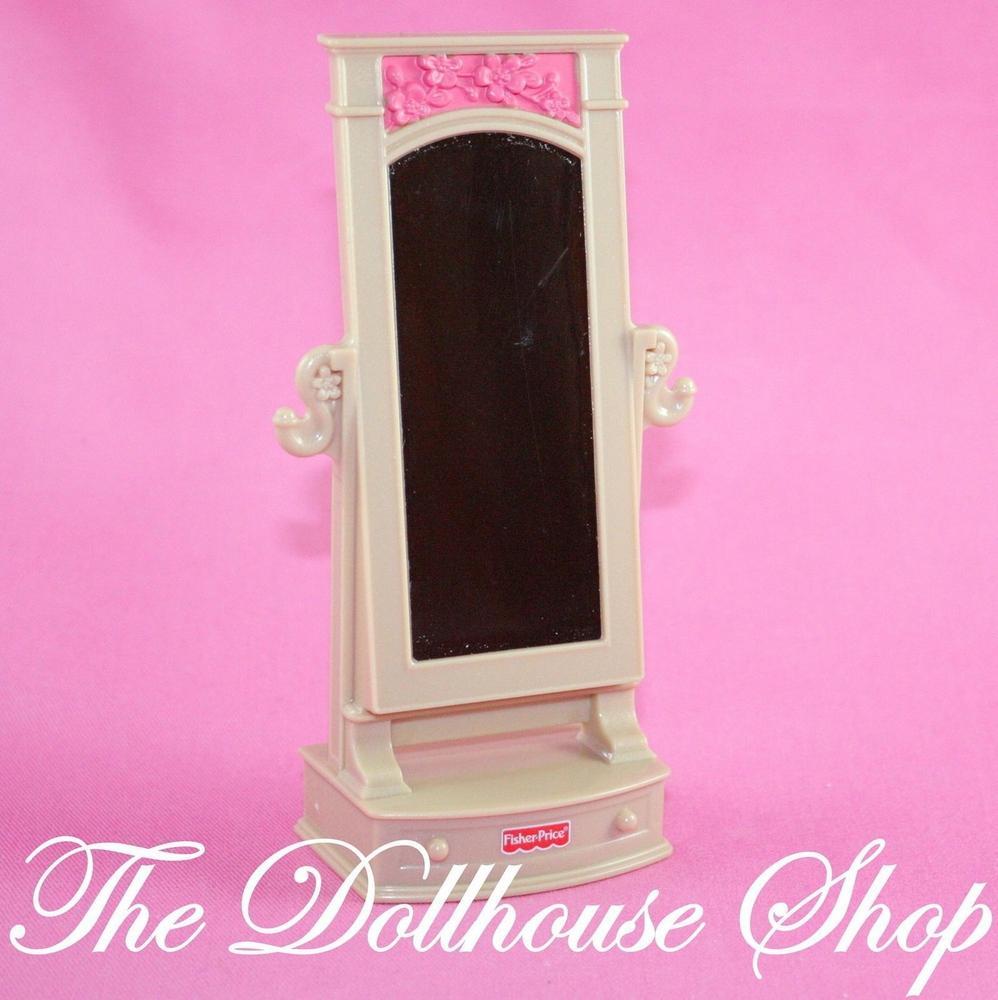 New Fisher Price Loving Family Dollhouse Bedroom Pretend Full-length Mirror-Toys & Hobbies:Preschool Toys & Pretend Play:Fisher-Price:1963-Now:Dollhouses-Fisher-Price-Bedroom,Dollhouse,Fisher Price,Loving Family,New,Parents Bedroom-Fisher Price Loving Family Dollhouse full-length mirror for pretend play. Perfect for Barbie & more. Shop now at The Dollhouse Shop! Safe for kids 3+.-The Dollhouse Shop