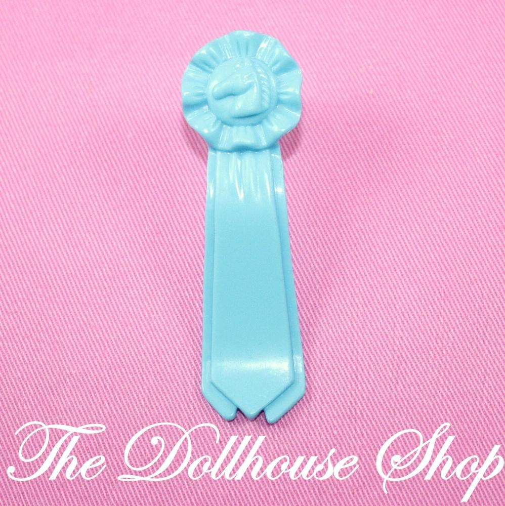 New Fisher Price Loving Family Dollhouse Blue Horse Pony Ribbon Stable-Toys & Hobbies:Preschool Toys & Pretend Play:Fisher-Price:1963-Now:Dollhouses-Fisher-Price-Animal & Pet Accessories,Blue,Dollhouse,Fisher Price,Home & Stable,Horses & Stables,Loving Family,New-The Dollhouse Shop