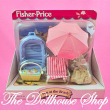 New Fisher Price Loving Family Dollhouse Fun at the Beach-Toys & Hobbies:Preschool Toys & Pretend Play:Fisher-Price:1963-Now:Dollhouses-Fisher-Price-Backyard Fun,Beach and Boat Sets,Dollhouse,Fisher Price,Loving Family,New,New Boxed Sets,Rare,Swimming Pool Sets-Fisher-Price Loving Family Dollhouse Fun at the Beach set with raft, sandcastle, picnic, and more. Find it now at The Dollhouse Shop!-The Dollhouse Shop