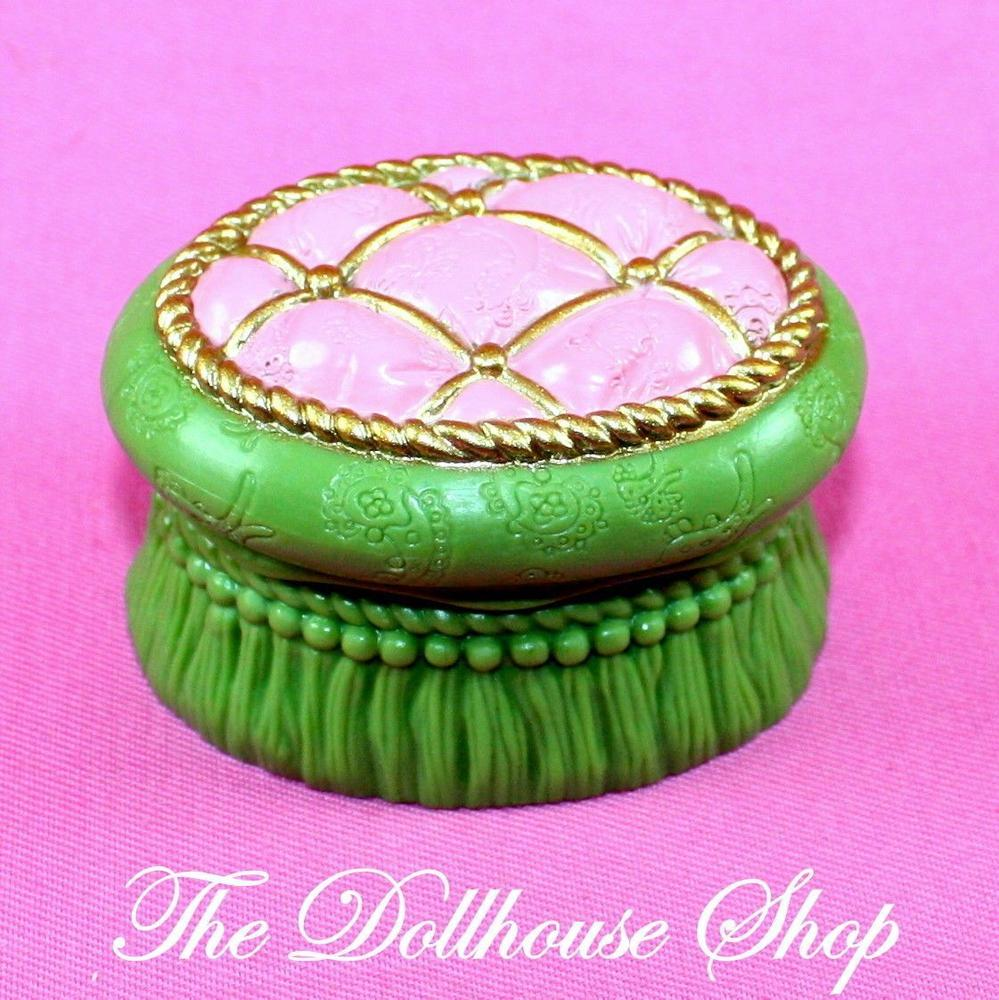 New Fisher Price Loving Family Dollhouse Green Sofa Ottoman Living Room-Toys & Hobbies:Preschool Toys & Pretend Play:Fisher-Price:1963-Now:Dollhouses-Fisher-Price-Chairs,Dollhouse,Fisher Price,Living Room,Loving Family,New-The Dollhouse Shop