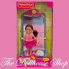 New Fisher-Price Loving Family Dollhouse Hispanic Sister Girl Doll-Toys & Hobbies:Preschool Toys & Pretend Play:Fisher-Price:1963-Now:Dollhouses-Fisher-Price-Ballet Sets,Dollhouse,Dolls,Fisher Price,Girls,Hispanic,Loving Family,New,New Boxed Sets,Twin Time-New Fisher-Price Loving Family Hispanic Sister Doll with pink tutu and ballet mirror. Perfect for creative play! Shop now at The Dollhouse Shop!-The Dollhouse Shop