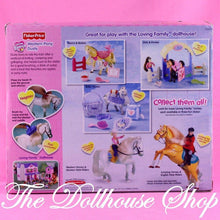 New Fisher Price Loving Family Dollhouse Horse Stable Western Pony Dusty-Toys & Hobbies:Preschool Toys & Pretend Play:Fisher-Price:1963-Now:Dollhouses-Fisher-Price-Dollhouse,Fisher Price,Horses & Stables,Loving Family,New,New Boxed Sets-Fisher Price Loving Family Pony Dusty loves trail rides and treats! Perfect for dollhouses. Find Dusty now at The Dollhouse Shop for fun play!-The Dollhouse Shop