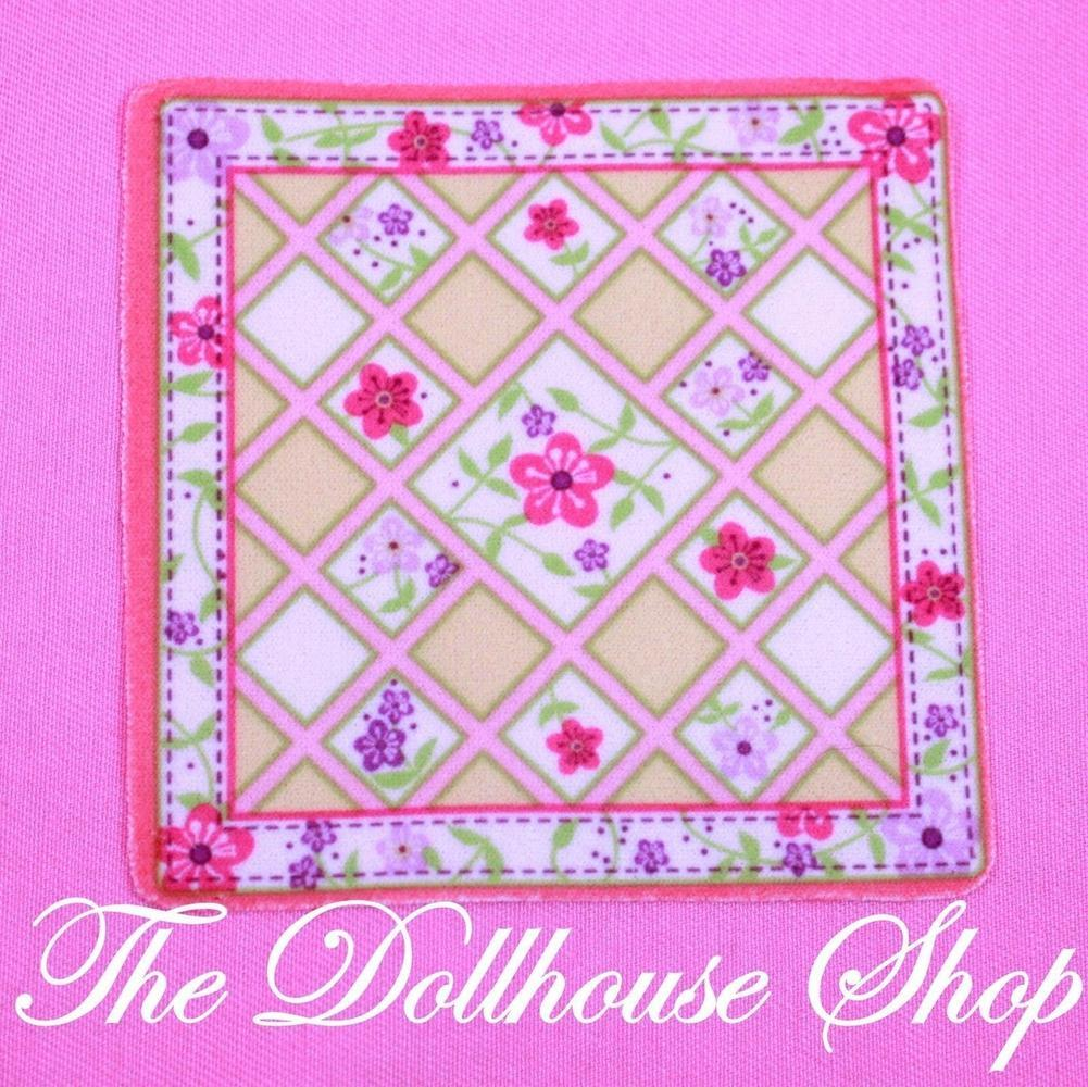 New Fisher Price Loving Family Dollhouse Nursery Kids Room Floor Rug Mat-Toys & Hobbies:Preschool Toys & Pretend Play:Fisher-Price:1963-Now:Dollhouses-Fisher-Price-Blankets & Rugs,Dollhouse,Fisher Price,Kids Bedroom,Loving Family,New,Nursery Room-The Dollhouse Shop