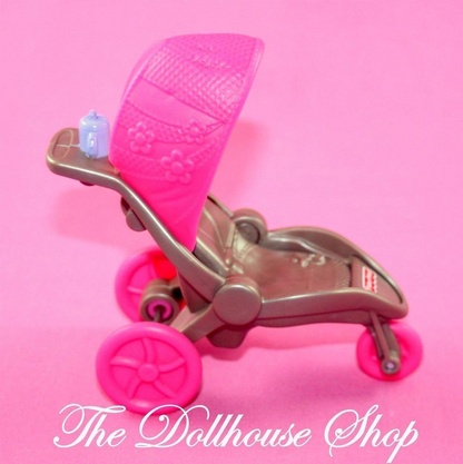 New Fisher Price Loving Family Dollhouse Nursery Pram Stroller Baby-Toys & Hobbies:Preschool Toys & Pretend Play:Fisher-Price:1963-Now:Dollhouses-Fisher-Price-Baby,Dollhouse,Fisher Price,Loving Family,New,Nursery Room-The Dollhouse Shop