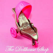 New Fisher Price Loving Family Dollhouse Nursery Pram Stroller Baby-Toys & Hobbies:Preschool Toys & Pretend Play:Fisher-Price:1963-Now:Dollhouses-Fisher-Price-Baby,Dollhouse,Fisher Price,Loving Family,New,Nursery Room-The Dollhouse Shop