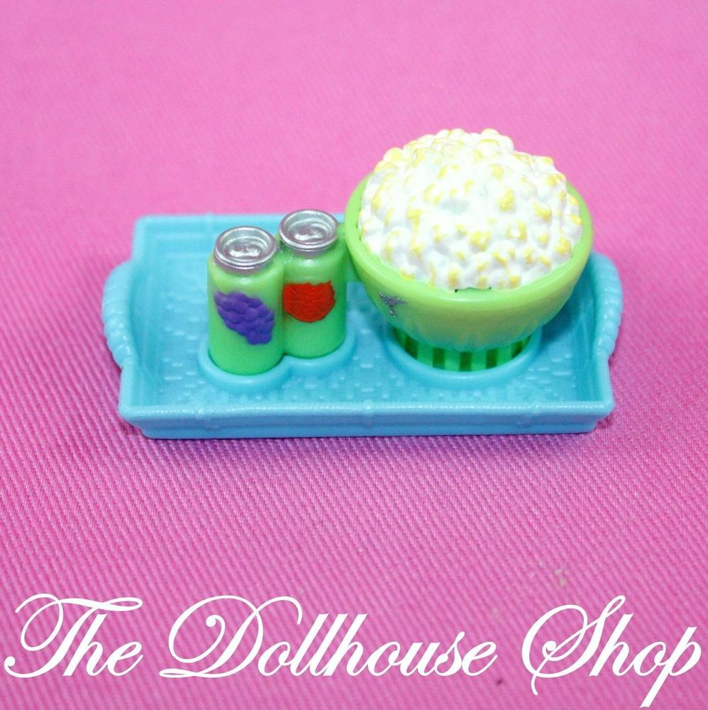 New Fisher Price Loving Family Dollhouse Snack Food popcorn Drink Tray Kitchen-Toys & Hobbies:Preschool Toys & Pretend Play:Fisher-Price:1963-Now:Dollhouses-Fisher-Price-Dollhouse,Fisher Price,Food Accessories,Kitchen,Loving Family,New-The Dollhouse Shop