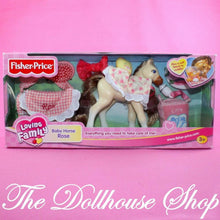 New Fisher Price Loving Family Dollhouse Stable Baby Horse Pony Foal Rose-Toys & Hobbies:Preschool Toys & Pretend Play:Fisher-Price:1963-Now:Dollhouses-Fisher-Price-Animal & Pet Accessories,Dollhouse,Fisher Price,Horses & Stables,Loving Family,New,New Boxed Sets,Pink-Baby Horse Rose set with brush, hat, and more! Perfect for Fisher-Price Dollhouse fun. Find it now at The Dollhouse Shop for creative play!-The Dollhouse Shop
