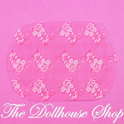 New Fisher Price Loving Family Home Holidays Dollhouse Christmas Floor Rug-Toys & Hobbies:Preschool Toys & Pretend Play:Fisher-Price:1963-Now:Dollhouses-Fisher-Price-Blankets & Rugs,Dollhouse,Fisher Price,Holidays & Seasonal,Home for the Holidays Dollhouse,Loving Family,New,Soft Furnishings-Fisher Price Loving Family Home Holidays Dollhouse rug with festive Poinsettia design. Perfect for Christmas play! Shop now at The Dollhouse Shop!-The Dollhouse Shop