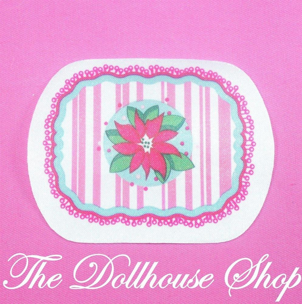New Fisher Price Loving Family Home Holidays Dollhouse Christmas Floor Rug-Toys & Hobbies:Preschool Toys & Pretend Play:Fisher-Price:1963-Now:Dollhouses-Fisher-Price-Blankets & Rugs,Dollhouse,Fisher Price,Holidays & Seasonal,Home for the Holidays Dollhouse,Loving Family,New-The Dollhouse Shop