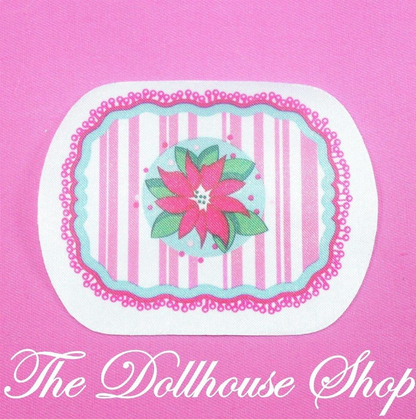 New Fisher Price Loving Family Home Holidays Dollhouse Christmas Floor Rug-Toys & Hobbies:Preschool Toys & Pretend Play:Fisher-Price:1963-Now:Dollhouses-Fisher-Price-Blankets & Rugs,Dollhouse,Fisher Price,Holidays & Seasonal,Home for the Holidays Dollhouse,Loving Family,New-The Dollhouse Shop