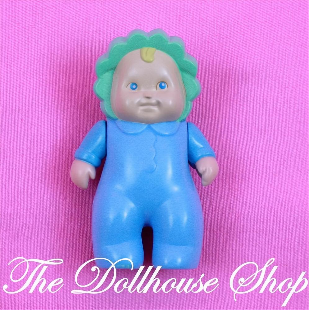 New Little Tikes Dollhouse Blue Baby Doll Figure People Family Boy Girl-The Dollhouse Shop