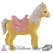 OUTLET Fisher Price Loving Family Dollhouse Pink Saddle Horse Pony-Toys & Hobbies:Preschool Toys & Pretend Play:Fisher-Price:1963-Now:Dollhouses-Fisher-Price-Dollhouse,Dream Dollhouse,Fisher Price,Horses & Stables,Loving Family,Outlet,Used-Fisher Price Loving Family Dream Dollhouse tan pony with pink saddle, perfect for pretend play. Find it now at The Dollhouse Shop!-The Dollhouse Shop