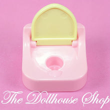 Playskool Dollhouse Bathroom Nursery Pink Yellow Baby Doll Potty-The Dollhouse Shop