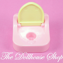 Playskool Dollhouse Bathroom Nursery Pink Yellow Baby Doll Potty-Toys & Hobbies:Preschool Toys & Pretend Play:Fisher-Price:1963-Now:Dollhouses-Playskool-Bathroom,Dollhouse,Nursery Room,Playskool Dollhouse,Used-The Dollhouse Shop