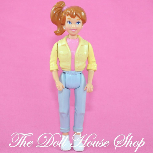 Playskool Dollhouse Brunette Teen Girl Doll for Fisher Price Loving Family-Toys & Hobbies:Preschool Toys & Pretend Play:Playskool-Playskool-Brown Hair,Dollhouse,Dolls,Girl Dolls,Playskool Dollhouse,Used-The Dollhouse Shop