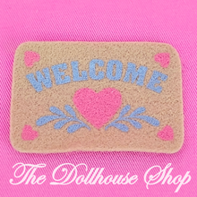 Playskool Dollhouse Home Sweet Home Welcome Door Mat Floor Rug-Toys & Hobbies:Preschool Toys & Pretend Play:Playskool-Playskool-Blankets & Rugs,Dollhouse,Outdoor Furniture,Playskool Dollhouse,Used-The Dollhouse Shop