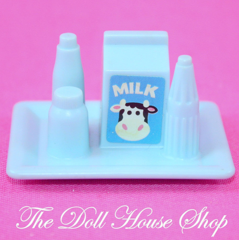 Playskool Dollhouse Kitchen Blue Dairy Food Tray-Toys & Hobbies:Preschool Toys & Pretend Play:Playskool-Playskool-Blue,Dollhouse,Food Accessories,Kitchen,Playskool Dollhouse,Used-The Dollhouse Shop