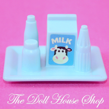 Playskool Dollhouse Kitchen Blue Dairy Food Tray-Toys & Hobbies:Preschool Toys & Pretend Play:Playskool-Playskool-Blue,Dollhouse,Food Accessories,Kitchen,Playskool Dollhouse,Used-The Dollhouse Shop