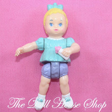 Playskool Dollhouse Nursery Blonde Baby Girl Doll Figure Green Top-The Dollhouse Shop
