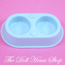 Playskool Dollhouse Pet Blue Water Food Bowl Cat Dog Pets-Toys & Hobbies:Preschool Toys & Pretend Play:Playskool-Playskool-Animal & Pet Accessories,Blue,Dollhouse,Playskool Dollhouse,Used-The Dollhouse Shop