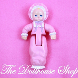 Playskool Dollhouse Twin Baby Girl Doll Figure for Loving Family Nursery-Toys & Hobbies:Preschool Toys & Pretend Play:Playskool-Playskool-Baby,Dollhouse,Dolls,Pink,Playskool Dollhouse,Used-The Dollhouse Shop