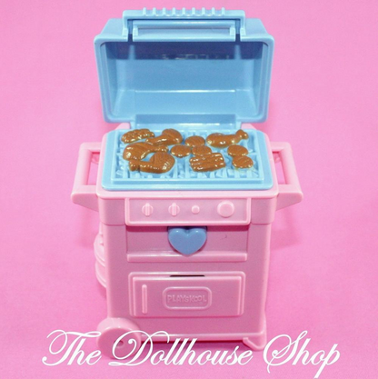 Playskool Play Around Dollhouse Pink Blue Sizzle Sounds Grill Barbecue BBQ-Toys & Hobbies:Preschool Toys & Pretend Play:Playskool-Playskool-Backyard Fun,Dollhouse,Outdoor Furniture,Playskool Dollhouse,Used-The Dollhouse Shop