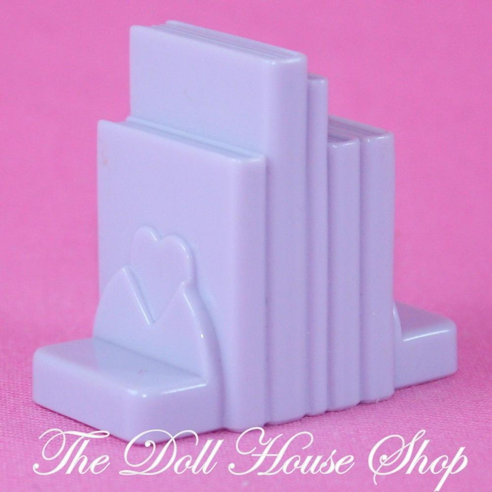 Playskool Play Around Dollhouse Purple Books Bedroom Living Room-Toys & Hobbies:Preschool Toys & Pretend Play:Playskool-Playskool-Bedroom,Dollhouse,Kids Bedroom,Living Room,Office,Playskool Dollhouse,Purple,Used-The Dollhouse Shop